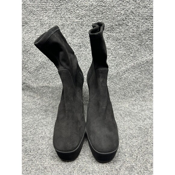 Stuart Weitzman Lala Platform Bootie Women's Shoes Black : 9 - Picture 2 of 7